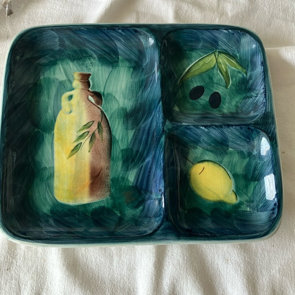 Marks & Spencer Still Life Home Series Serving Tray Divided 3 Section JC Penney